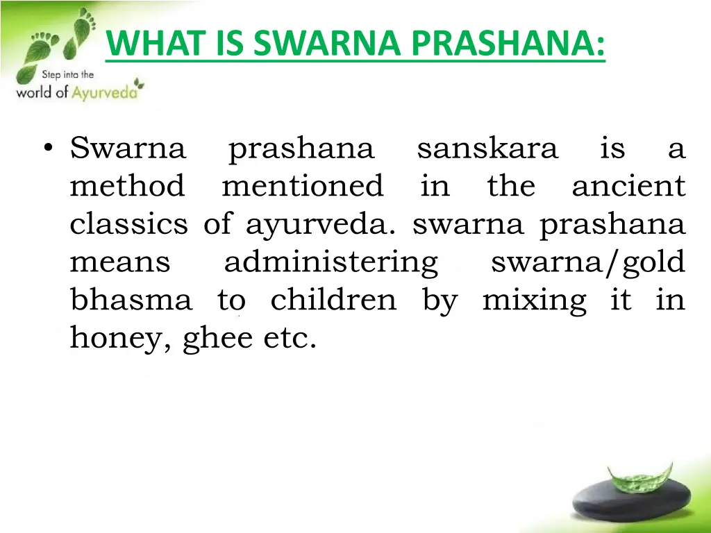 what is swarna prashana
