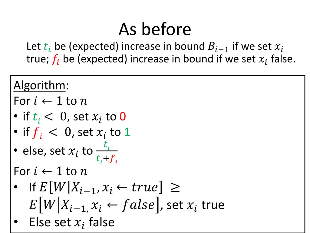 as before