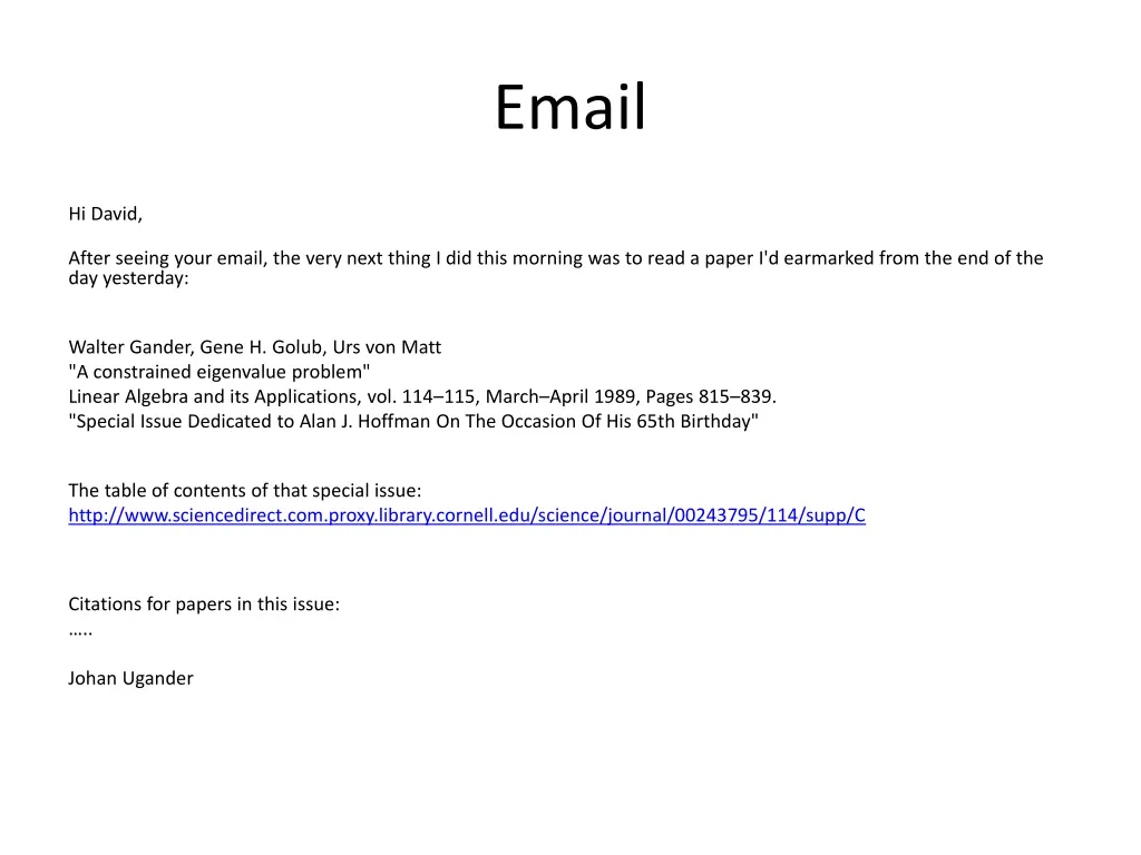 email