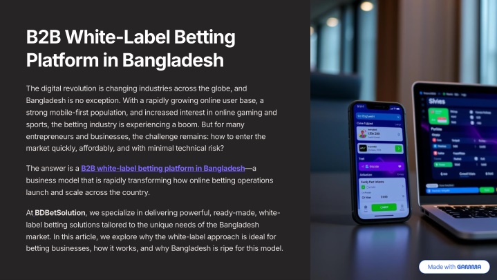 b2b white label betting platform in bangladesh