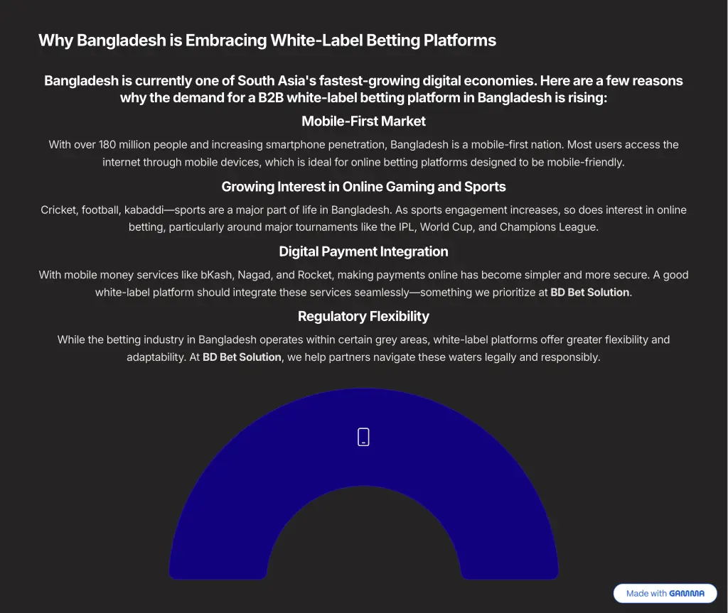 why bangladesh is embracing white label betting