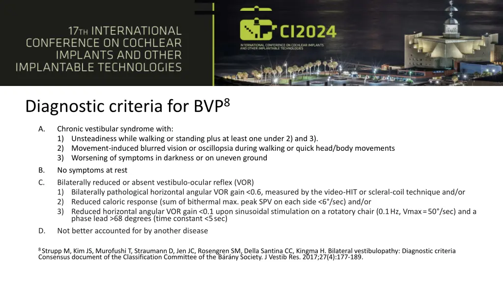 diagnostic criteria for bvp 8