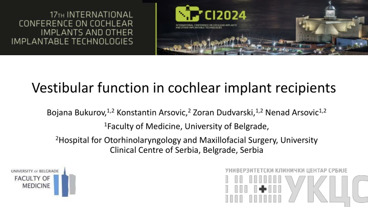 vestibular function in cochlear implant recipients