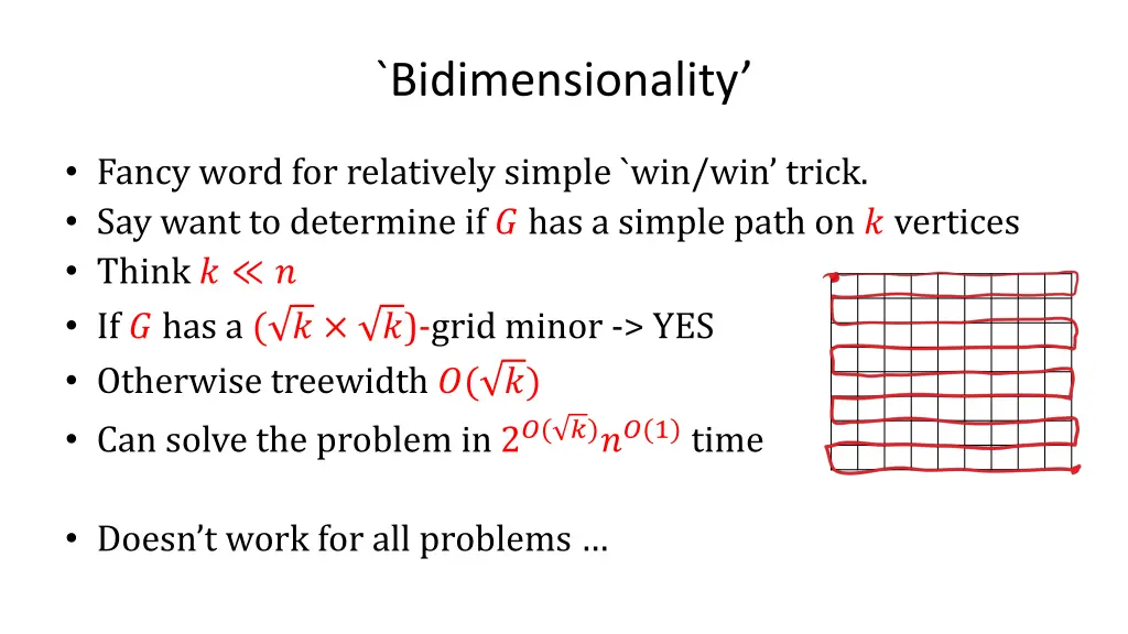 bidimensionality