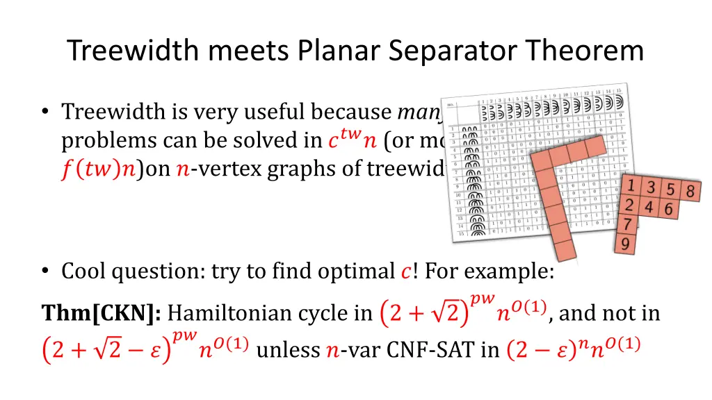treewidth meets planar separator theorem 2