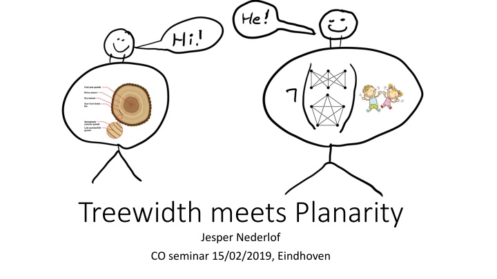 treewidth meets planarity jesper nederlof