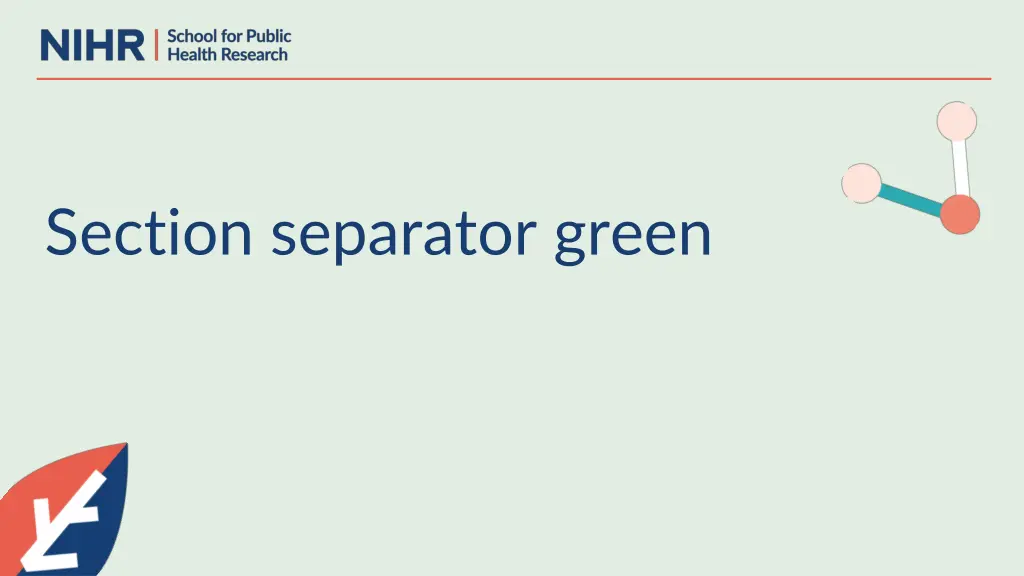 section separator green