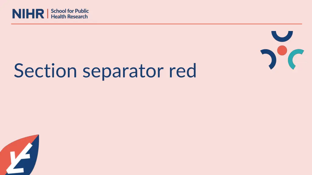 section separator red