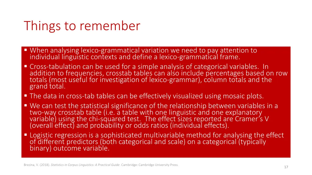 things to remember