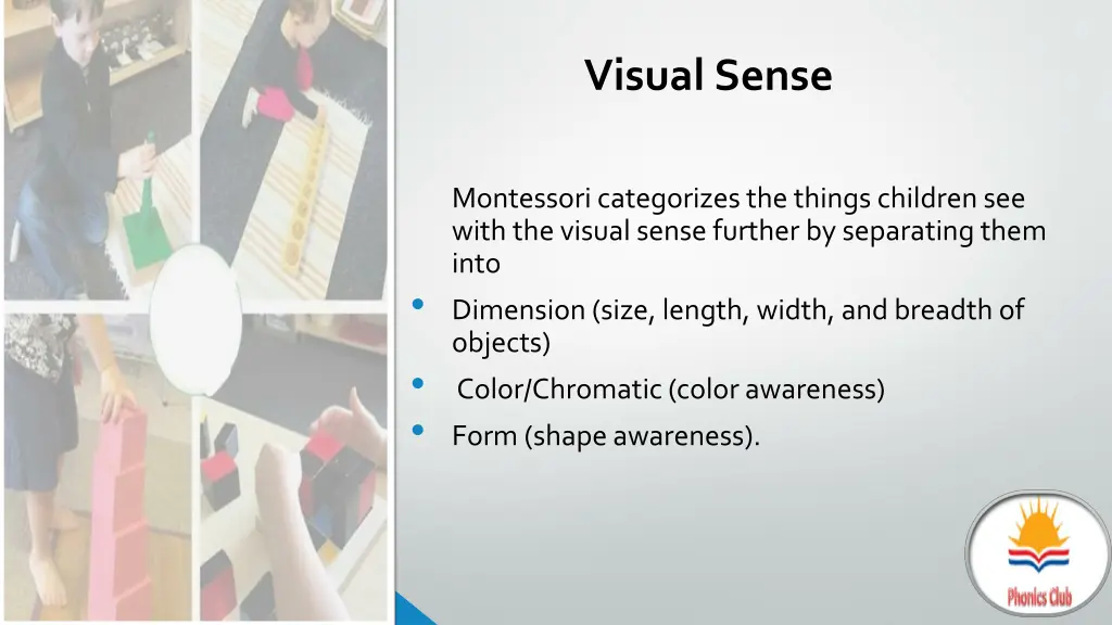 visual sense