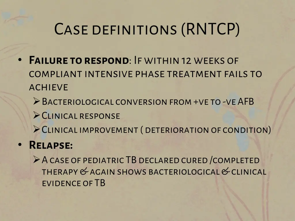 case definitions rntcp