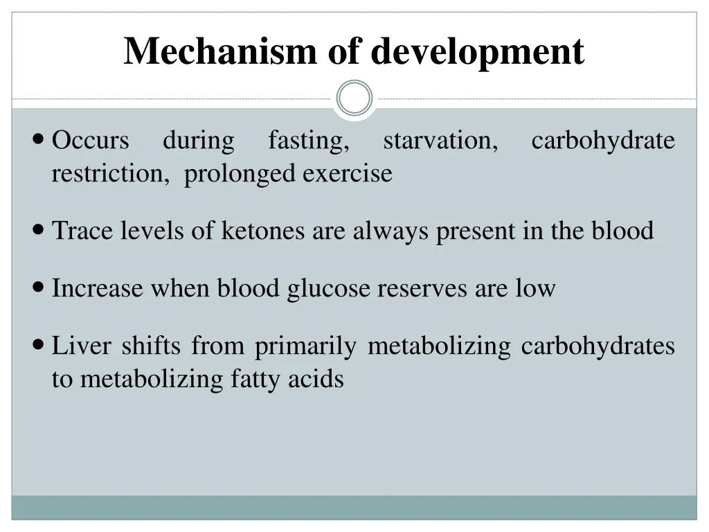 mechanism of development