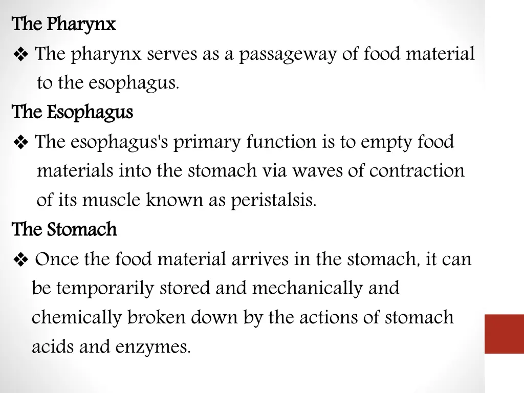 the pharynx the pharynx serves as a passageway