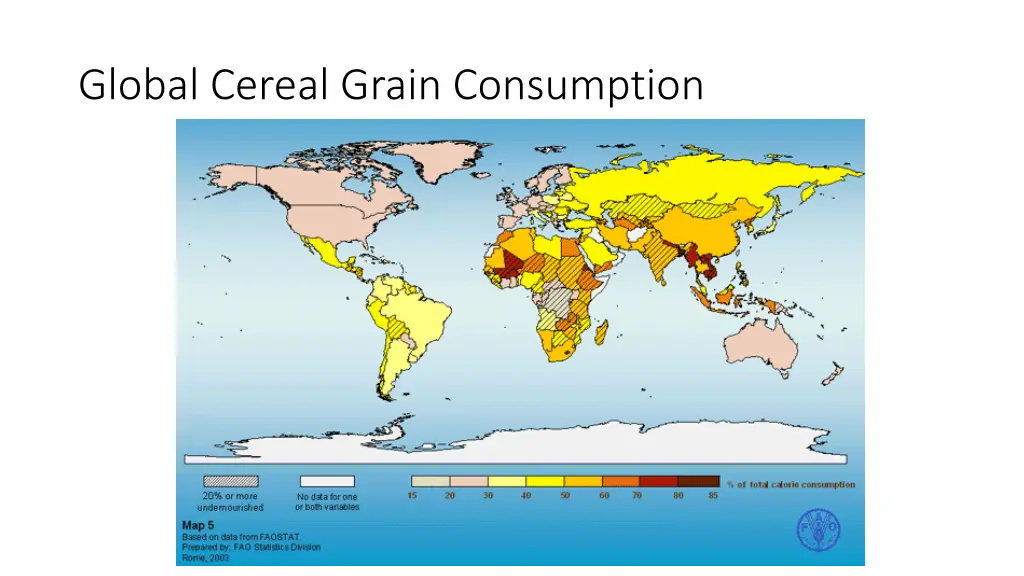 global cereal grain consumption
