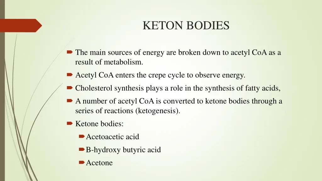 keton bodies