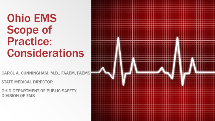 ohio ems scope of practice considerations