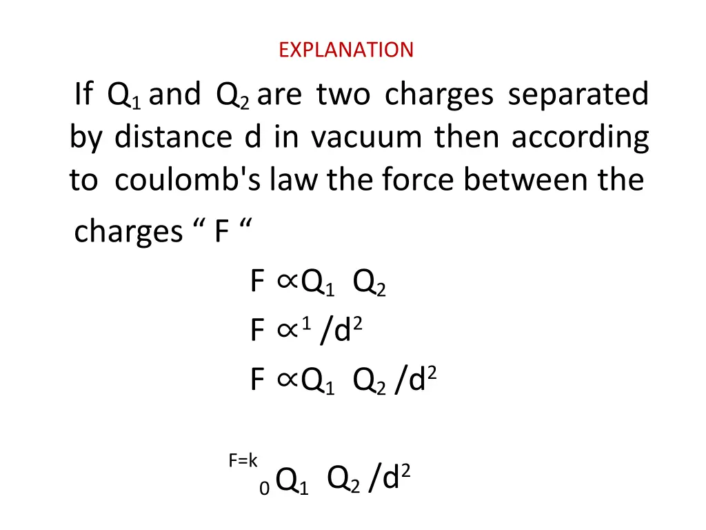 explanation