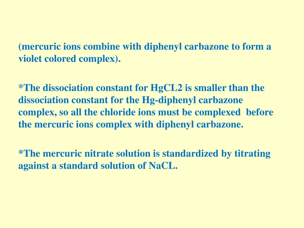 mercuric ions combine with diphenyl carbazone