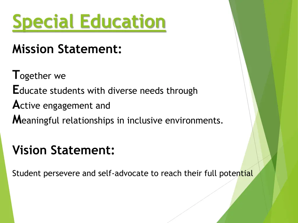 special education