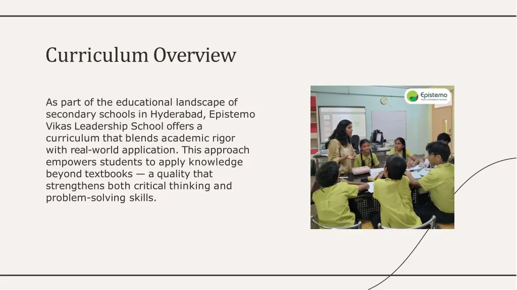 curriculum overview