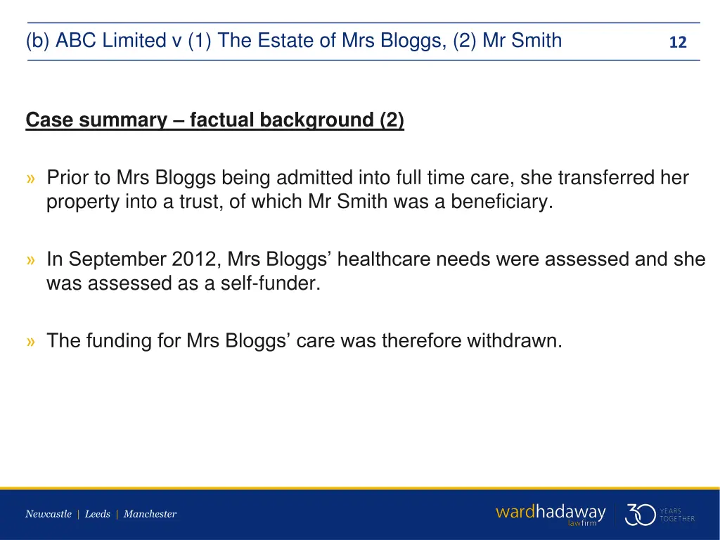 b abc limited v 1 the estate of mrs bloggs 1