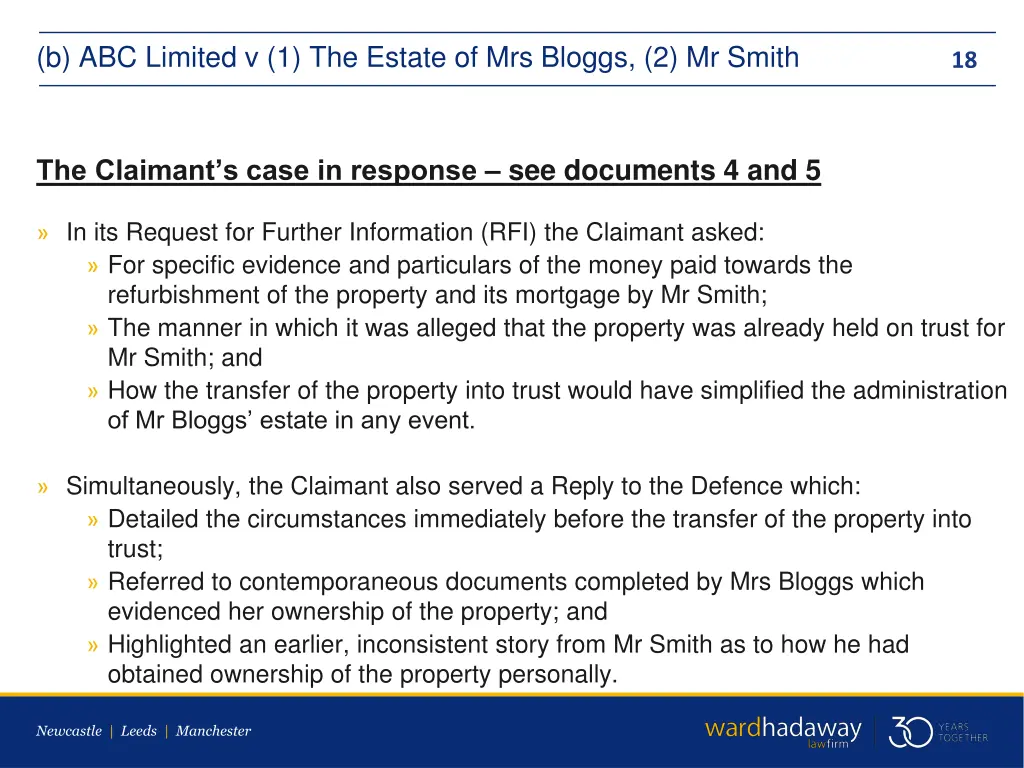 b abc limited v 1 the estate of mrs bloggs 7