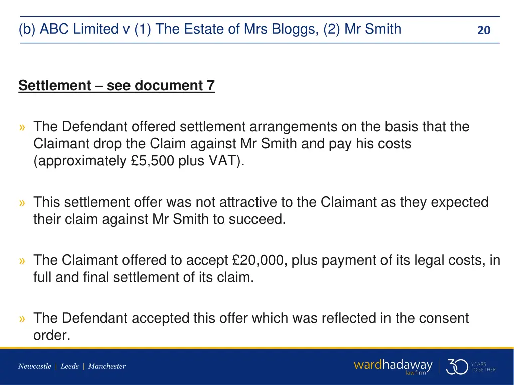 b abc limited v 1 the estate of mrs bloggs 8