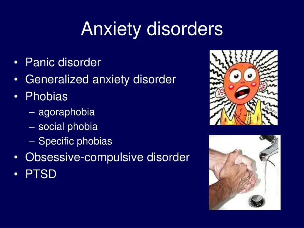 anxiety disorders