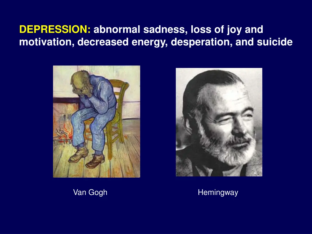 depression abnormal sadness loss