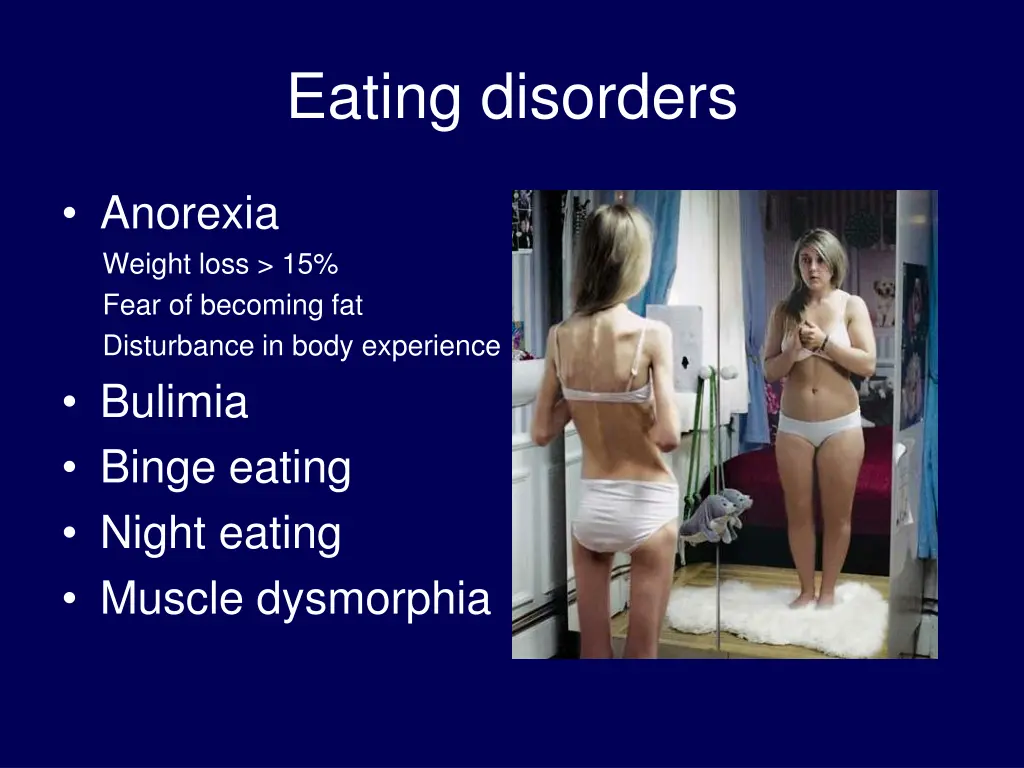 eating disorders