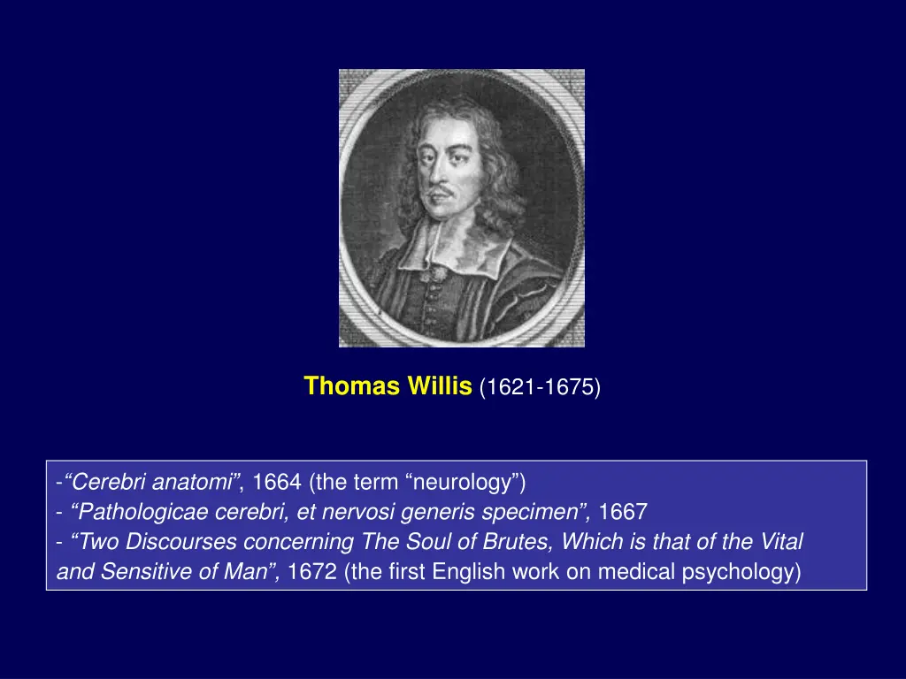 thomas willis 1621 1675