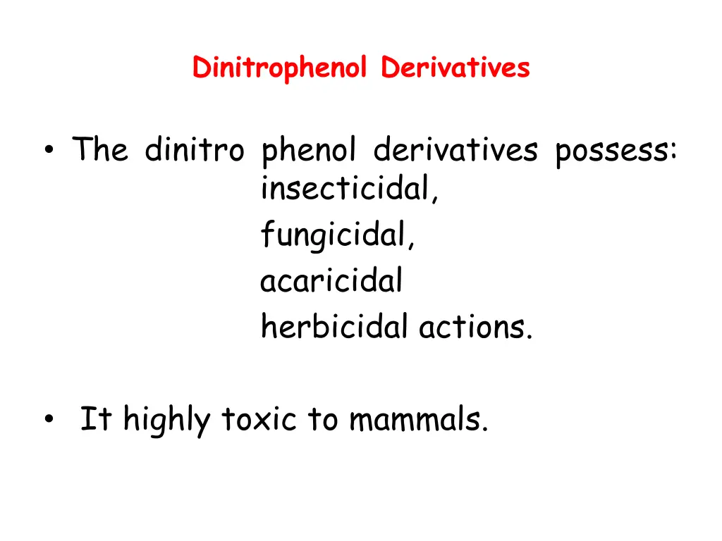 dinitrophenol derivatives