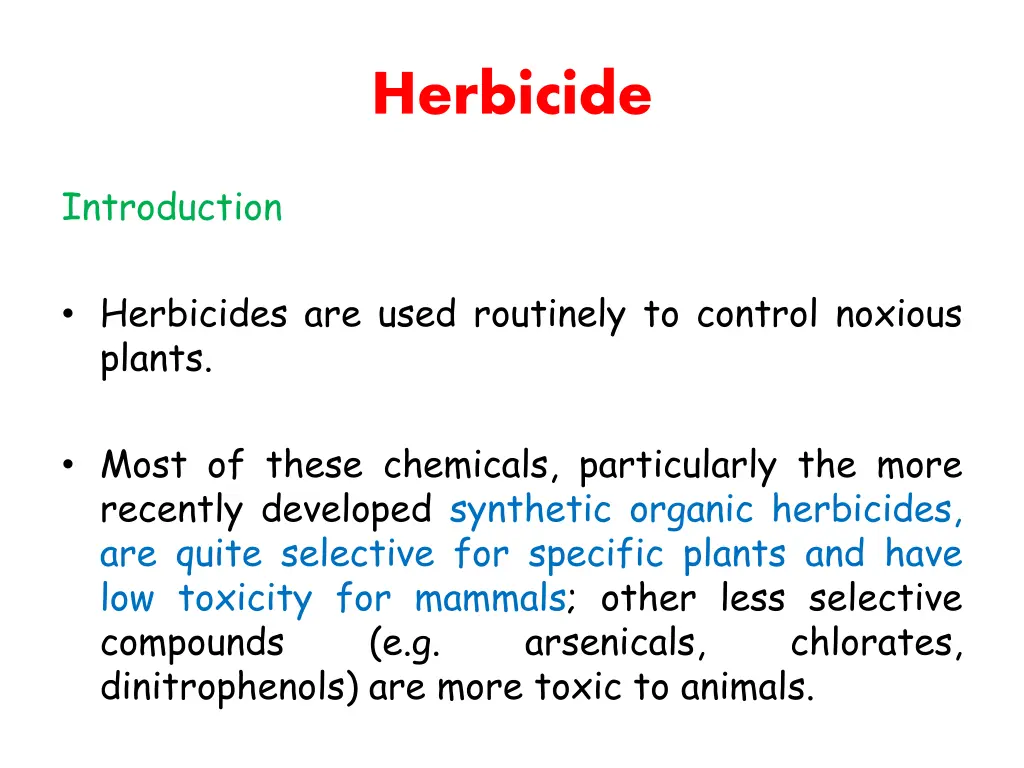 herbicide