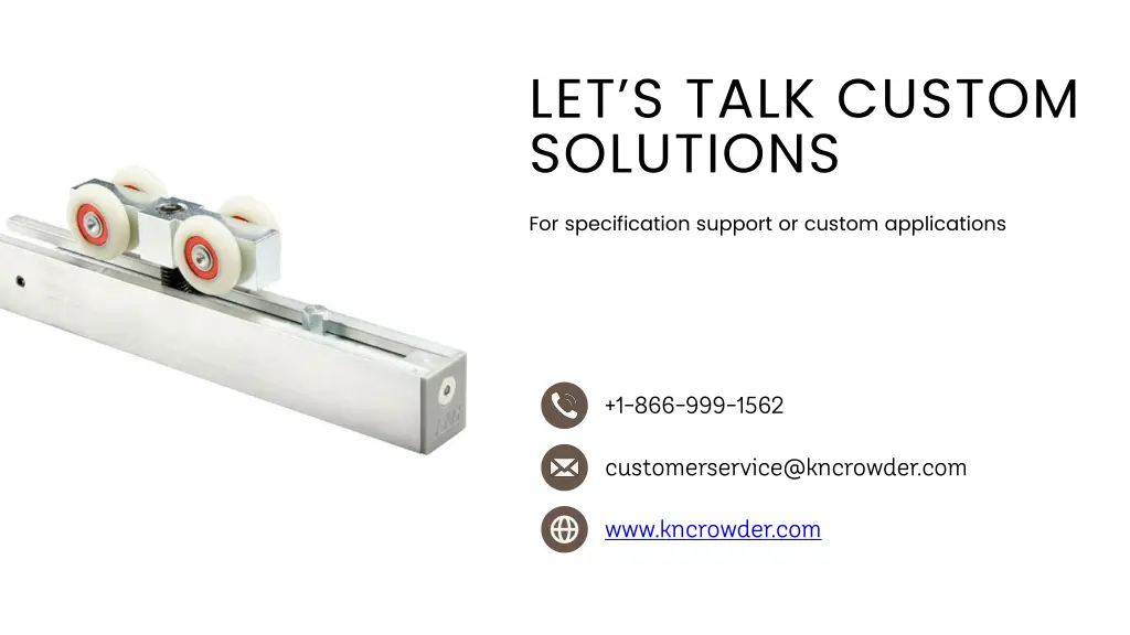 let s talk custom solutions
