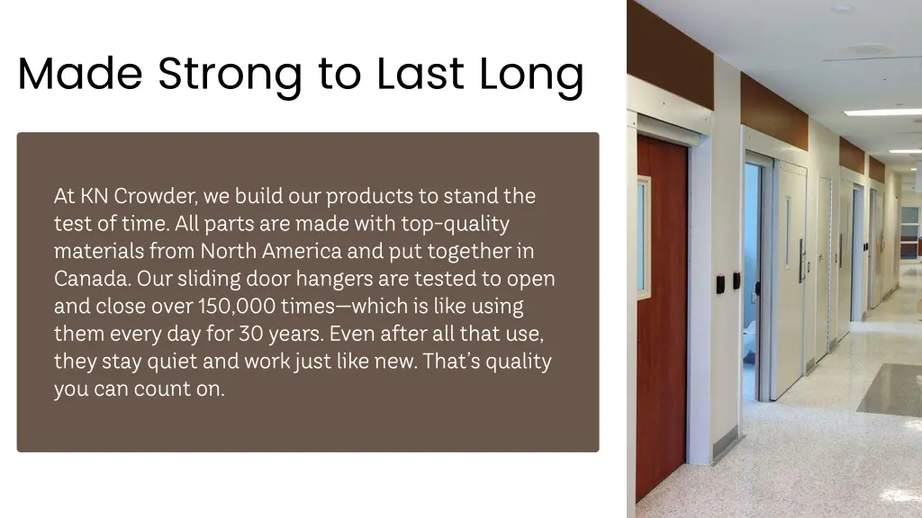 made strong to last long