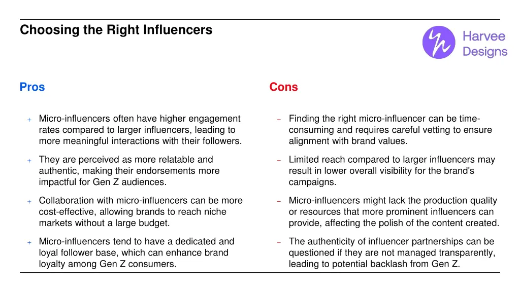 choosing the right influencers