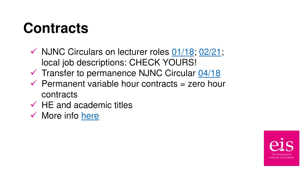 contracts