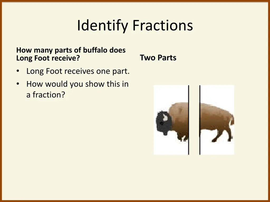 identify fractions 1