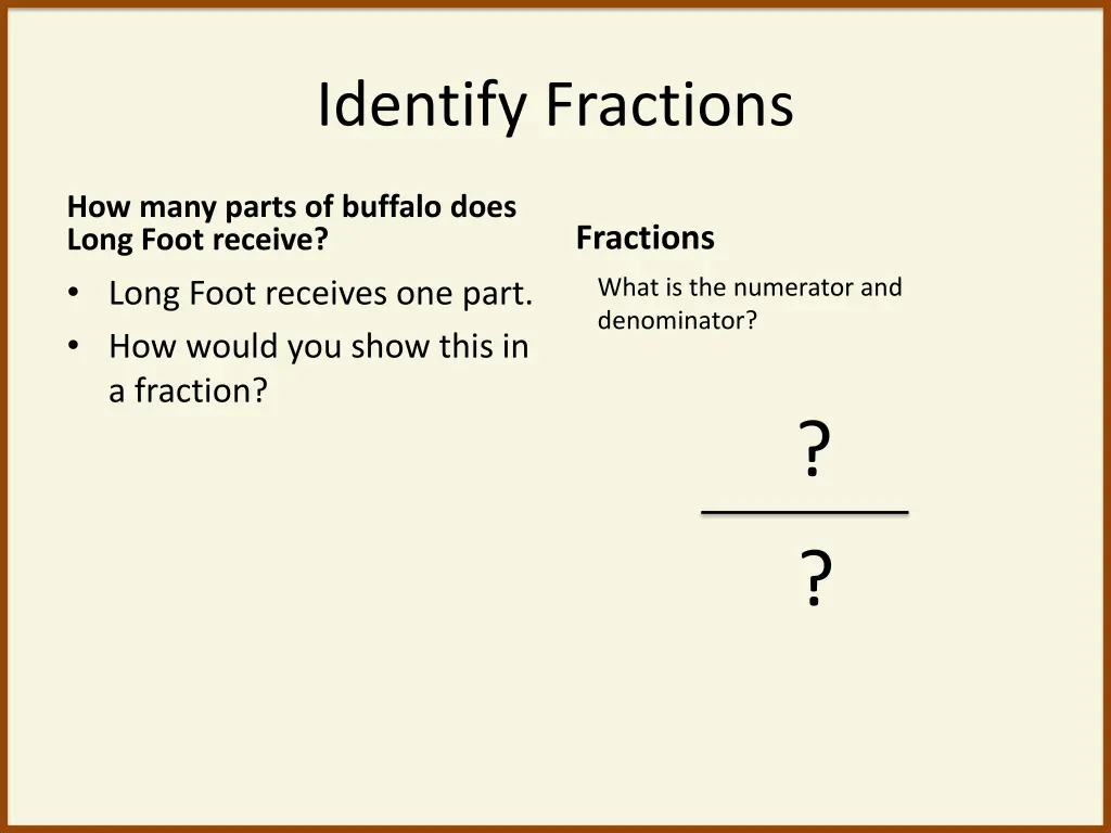 identify fractions 3