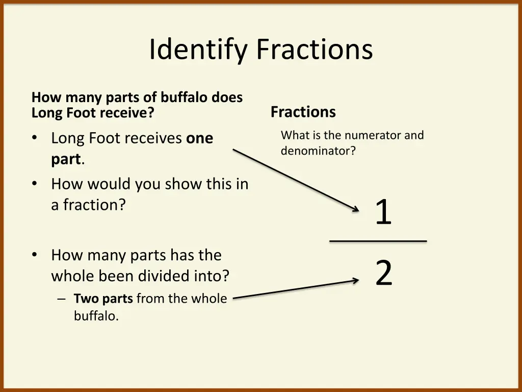 identify fractions 9