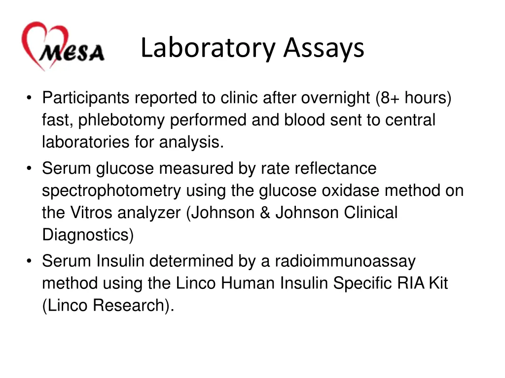 laboratory assays