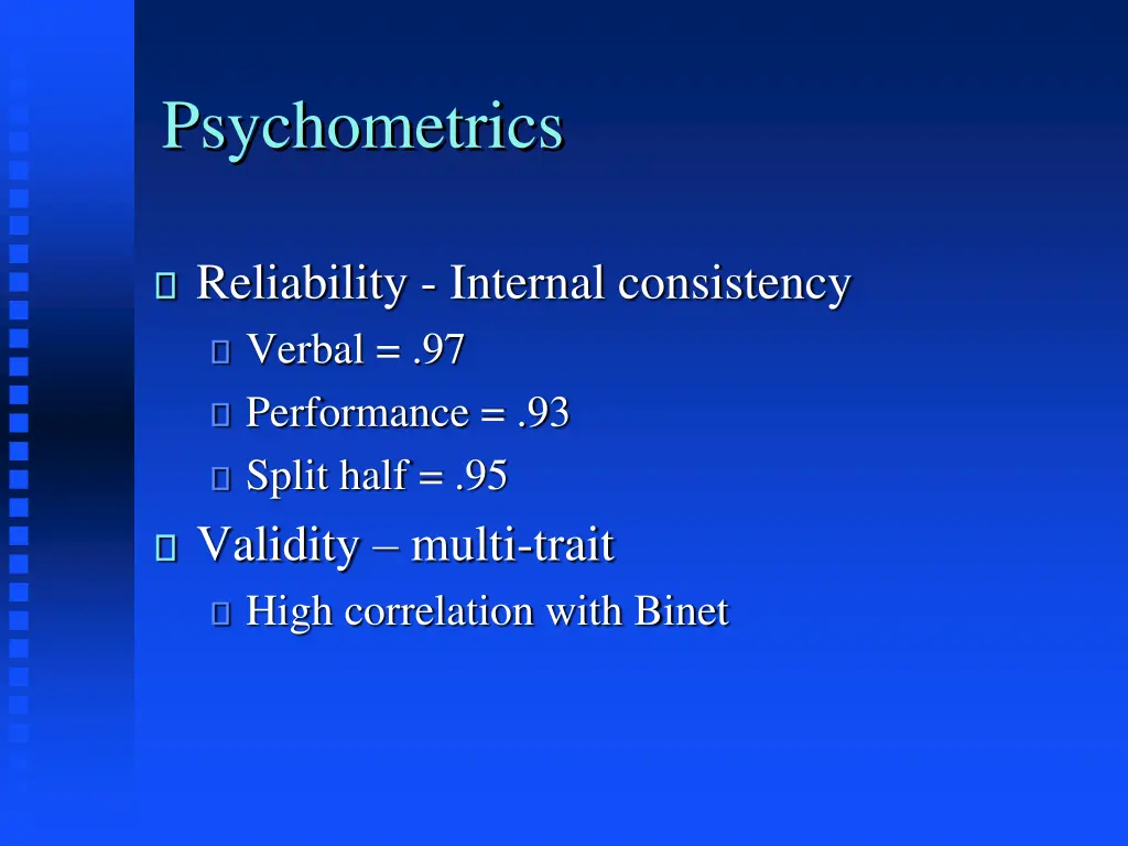 psychometrics