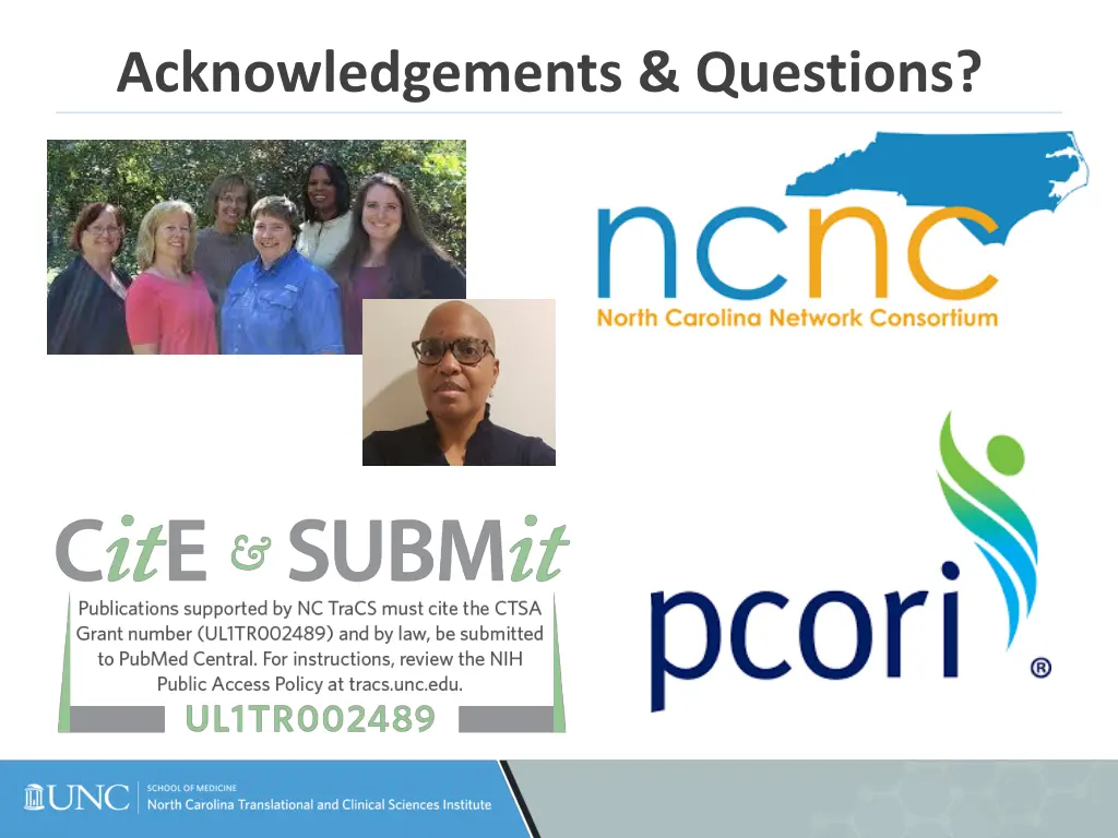 acknowledgements questions