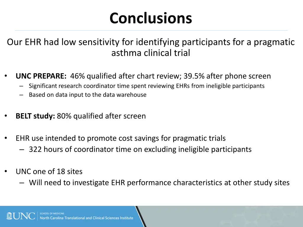 conclusions