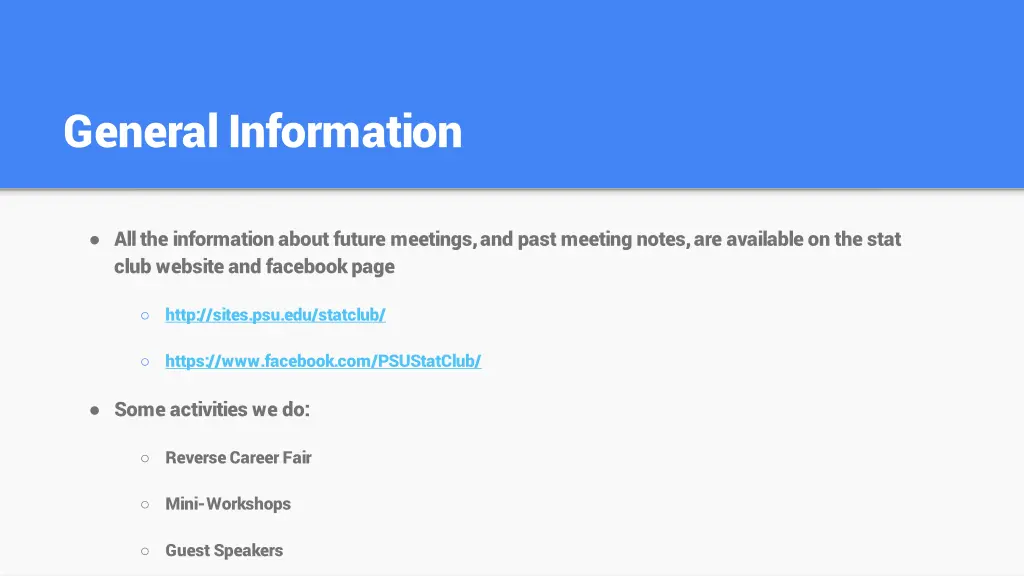 general information 1