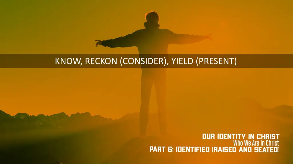know reckon consider yield present