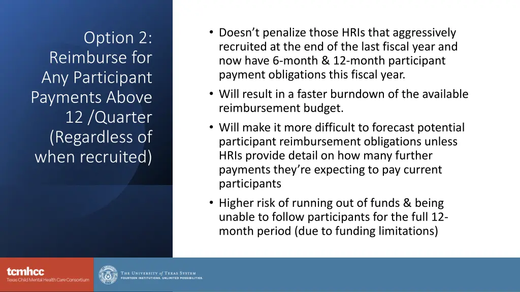 doesn t penalize those hris that aggressively