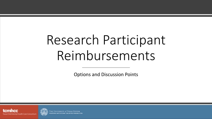 research participant reimbursements