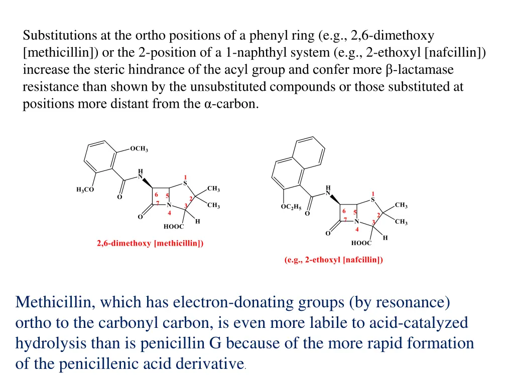 substitutions at the ortho positions of a phenyl