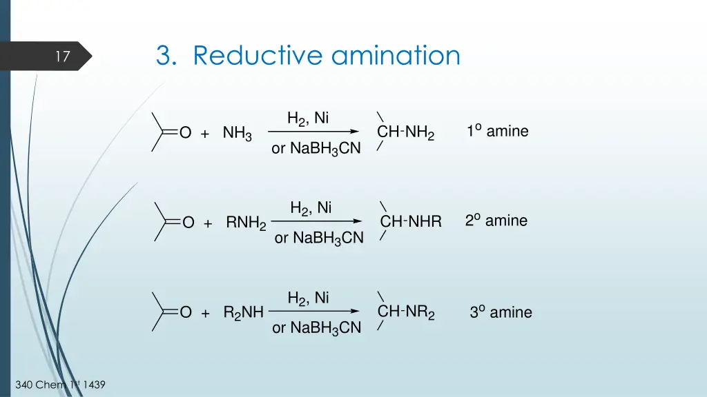 3 reductive amination